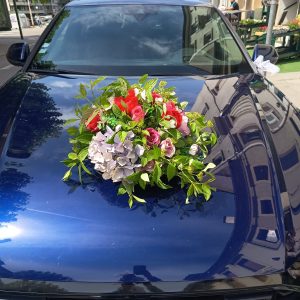 capot voiture pour mariage en fleurs nancy