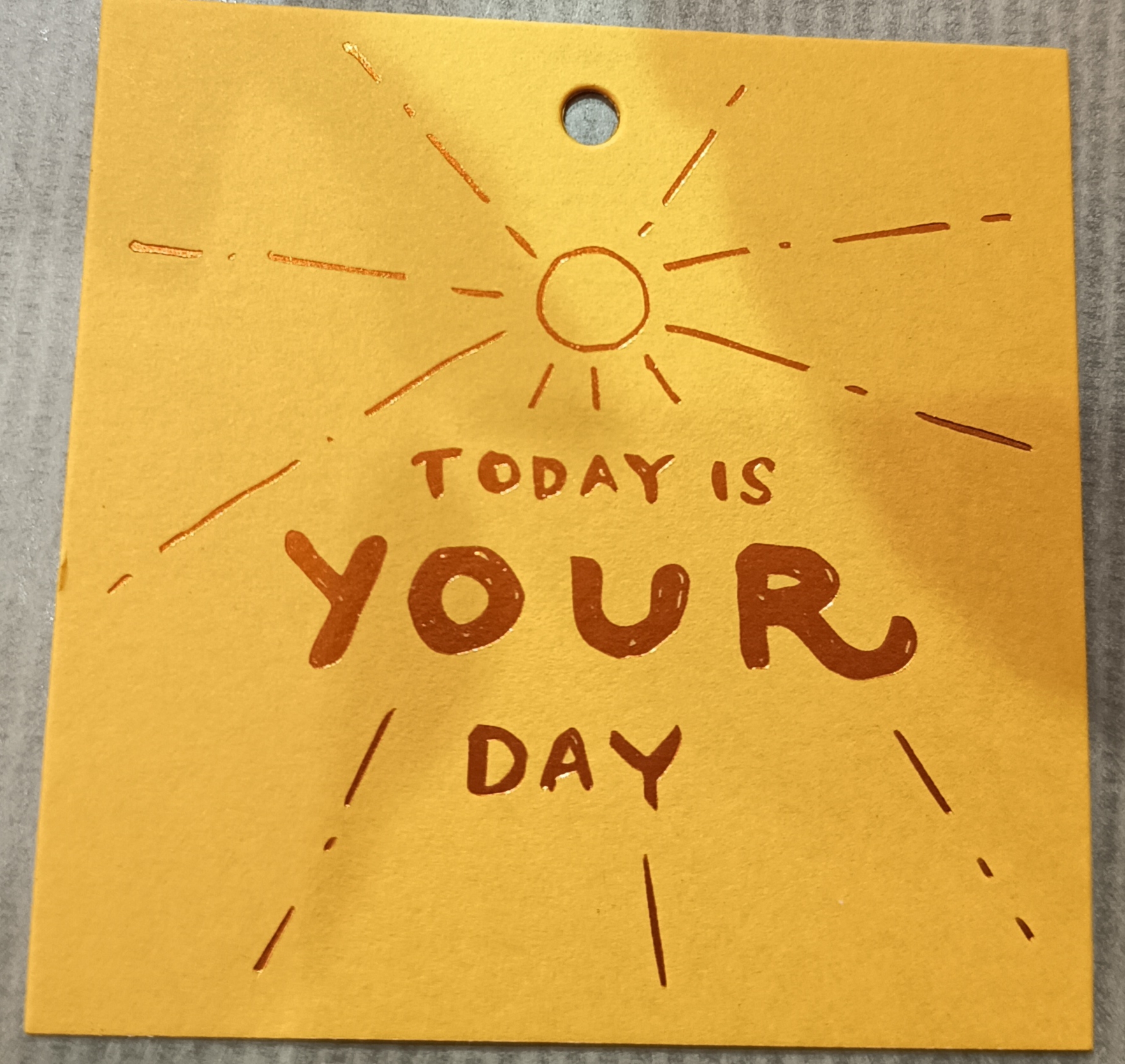 le bouquet aujourd'hui c'est ta journée