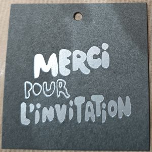 bouquet merci pour l'invitation